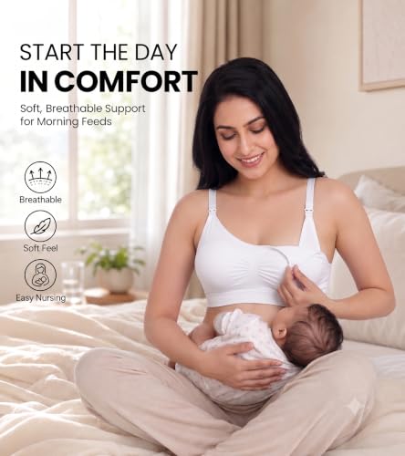 Image of DClub Comfort Revolution Seamless Bra -Easy lite Full-Coverage Wireless Everyday Bra with Soft Comfort with Removable Pad.