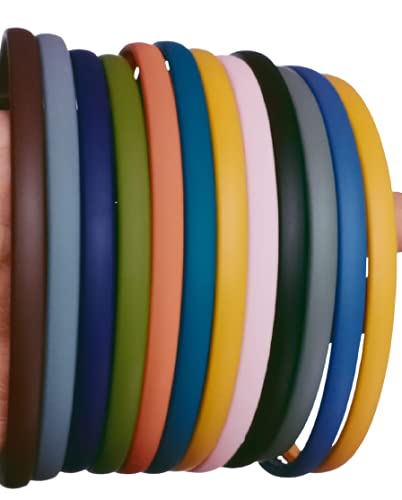 Soni Beauty Sales Plastic Matt Hairband For Women & Girls (Multicolour) Pack of 12-image-32