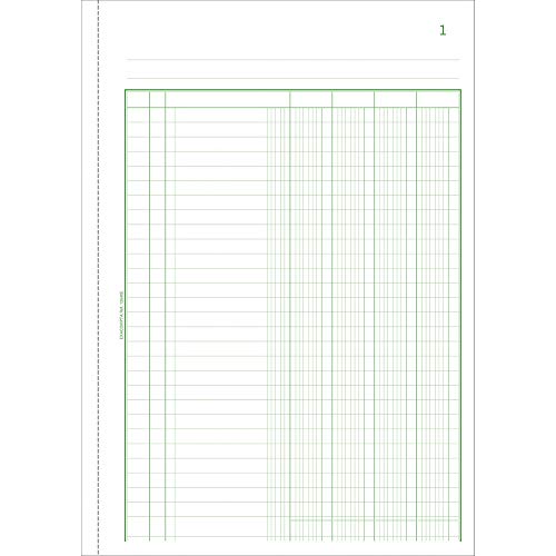 EXACOMPTA Formularbuch 4 Spalten, 297 x 210 mm VE = 1
