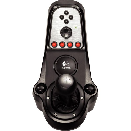 Image of Logitech 941-000045 Video Game Racing Wheel and Foot Pedal (Black)