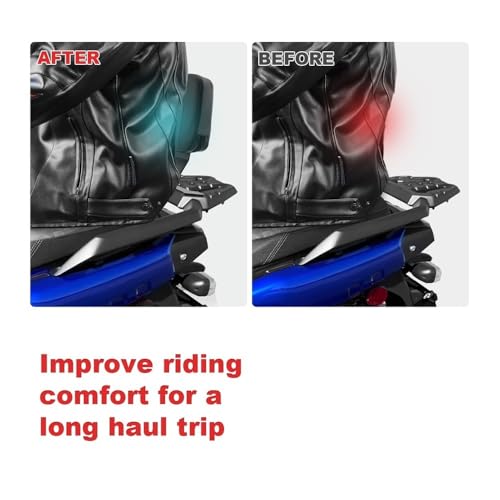 Soutien dossier passager ergonomique avec plaques de support pour YW125