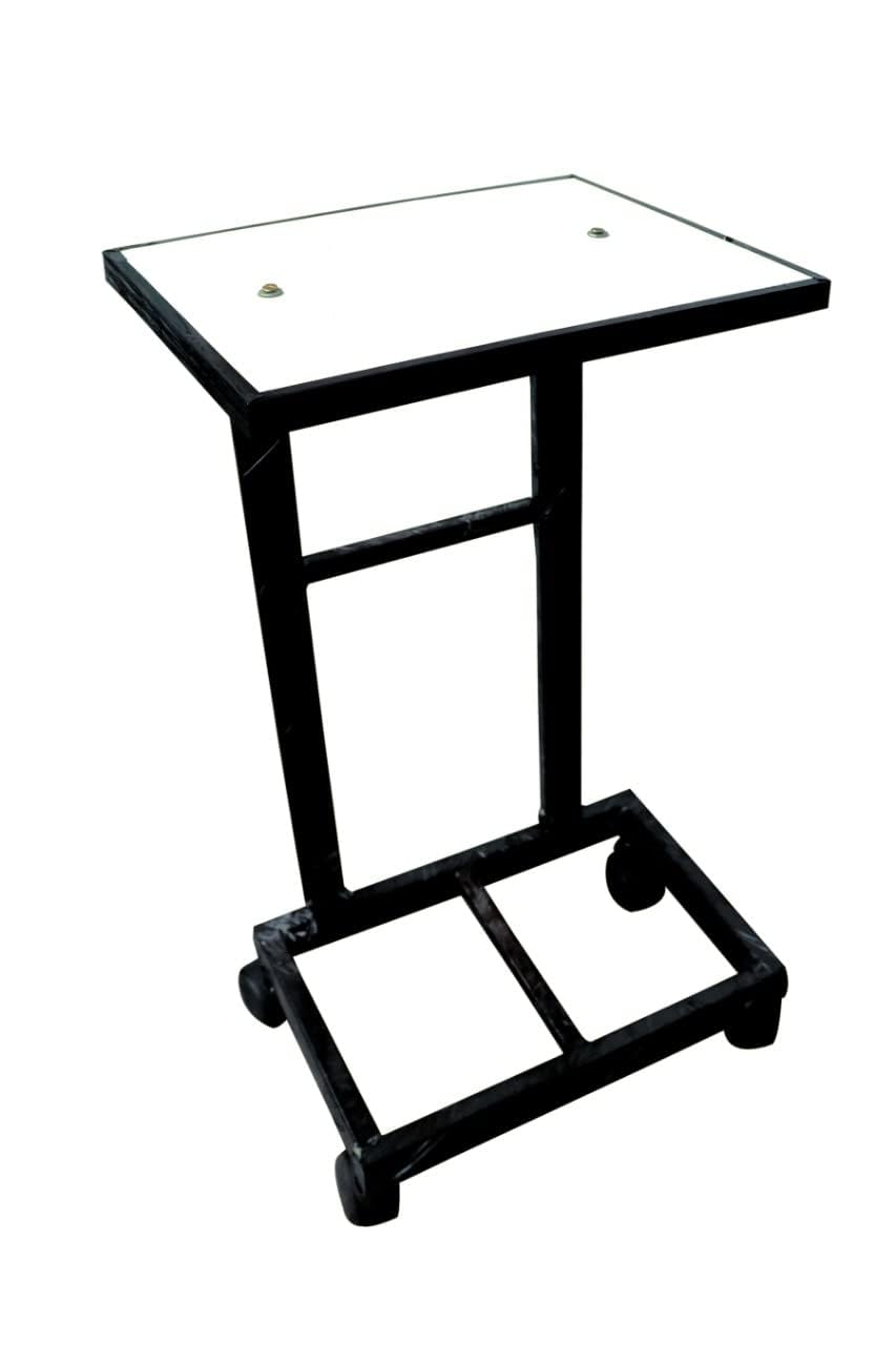 Click Dream Office Home Inverter Stand Trolley for Every Type of Inverter Battery UPS (Inverter, Single Stand) Made of Iron Pipe with Wooden Shelf on top-image-27