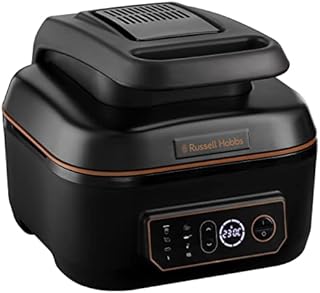 Russell Hobbs 26520 SatisFry Digital Air Fryer and Multicooker - 7 Cooking Functions Including Airfryer, Slow Cooker, Grill, Roast and Bake, 5.5 Litre Capacity, Black