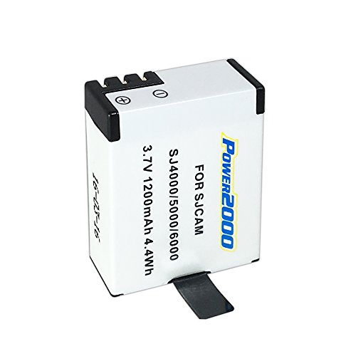 SJCAM SJ4000 Camcorder Battery Lithium-Ion (1200 mAh 3.7V) - Replacement for SJCAM SJ4000