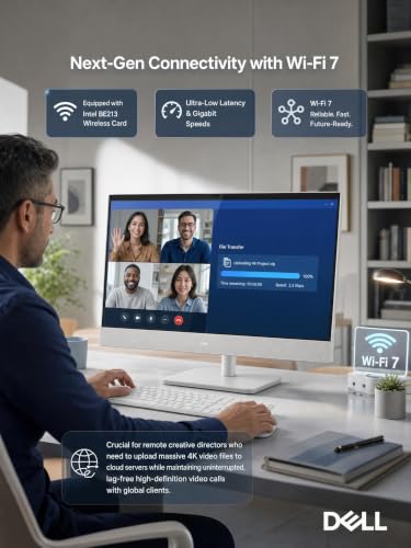 Image of Dell 27 All in One PC Intel Ultra 7 355 64GB 4TB Touch Windows 11 Pro