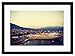 Golden State Art, Metal Wall Photo Frame Collection, Aluminum Black Photo Frame with Real Glass (5x7)