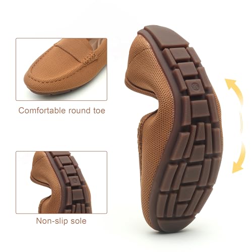 Image of feabtonbd Loafers for Women Comfortable Breathable ShoeCasual Slip On Womens Driving Flats Shoes