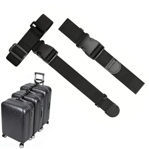 Luggage Straps,Add a Bag Luggage Strap,Heavy Duty Adjustable Suitcase Belt,Stretchable