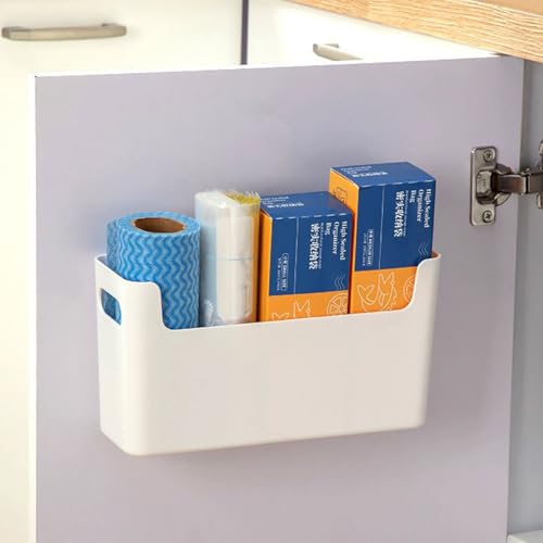 Organizadores colgantes para baño almacenamiento vertical en cocina y soporte de accesorios 7