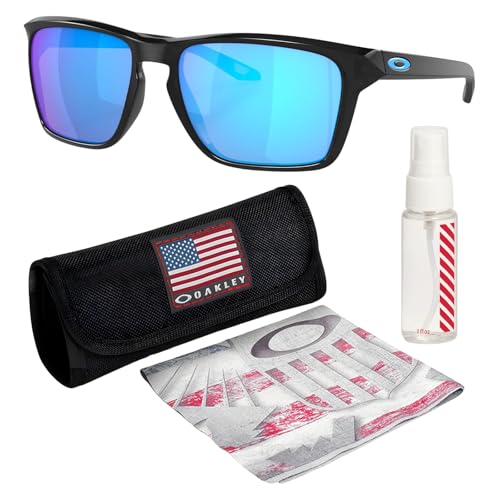 Image of Oakley SYLAS OO9448 Rectangle Shape Sunglasses With Official Eyewear Kit | Men's Sunglasses