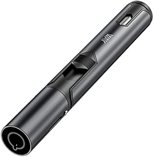 VVAY Jet Lighter Windproof Gas Refillable Butane Torch Lighter Long Reach for Candle Cookers Stove BBQ (Sold Without Gas)