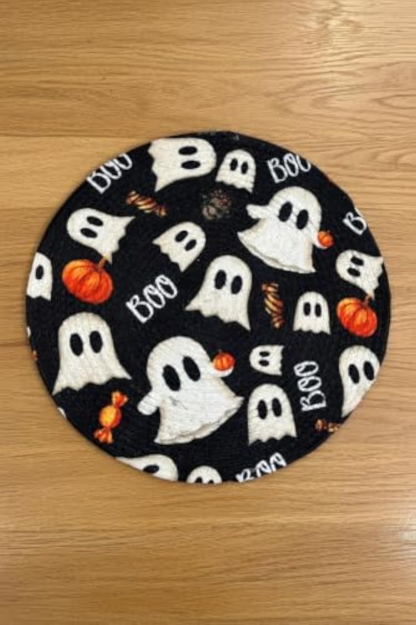 Halloween Ghost Spooky Round Placemats (Set of 2)