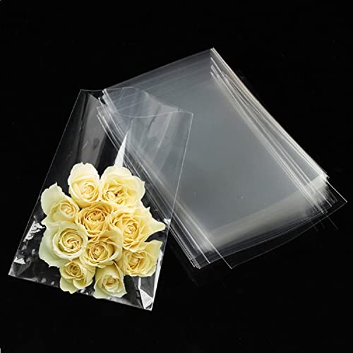 Fgfak 200 Pcs 5X7 Inches Clear Flat Cello/Cellophane Treat Bags Good For Pastry,Bakery,Cookie,Candy And Dessert #TOP2