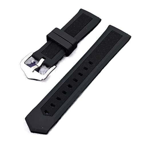 Bracelet de remplacement montre intelligente 24mm caoutchouc souple anti-rupture