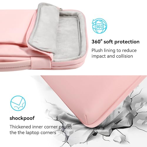 LANDICI Laptop Case Sleeve 15.6 16 Inch with Handle for Women Ladies 360° Protective Waterproof Computer Cover Bag Compatible with MacBook Pro 16 - Image 3