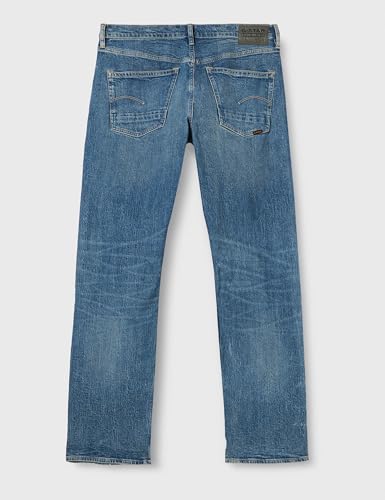 G-STAR RAW Men's Dakota Regular Straight Jeans, Blue (Faded Monsoon D23691-d498-g564), 33W x 34L3