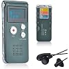 Lychee 8GB LCD Bildschirm Digitales Diktiergerät Aufnahmegerät Sprachaufnahme Audiorekorder Voice Recorder für Studium…
