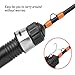 budebuse Highly Sensitive Winter Fishing Rod Replacement Lightweight Rods with Flat Tip Rotating Type Ice Tool with Flat Tip