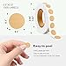 TRTAPE 1/2 Inch Circle Sticker Labels, Pack of 1000 Round Color Coding Circle Dots Stickers Labels, Dot Stickers Label Sticker for Home Office (Kraft Brown)
