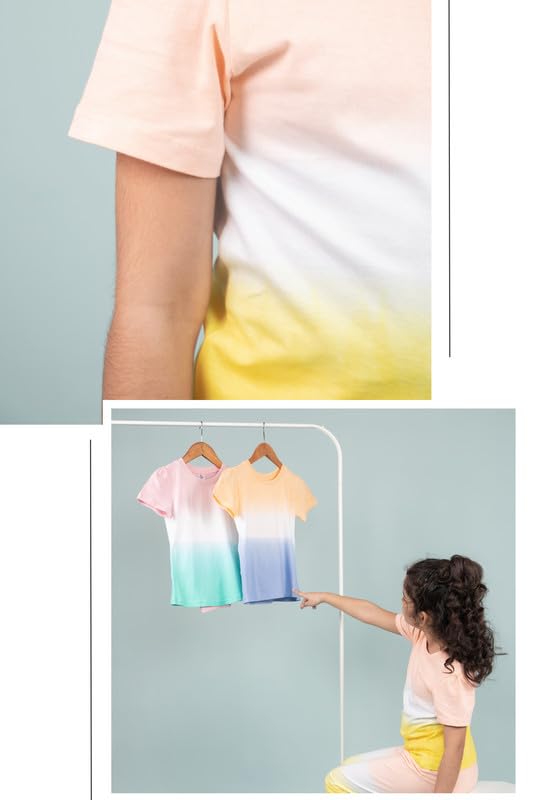 Image of Tweeny Mini Kids Girls Pure Cotton Tie Dye Sleepwear