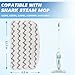 6 Pack Microfiber Steam Mop Pads Replacement for Shark Steam Mop S1000, S1000A, S1000C, S1000WM, and S1001C, Dirt Grip Cleaning Pads