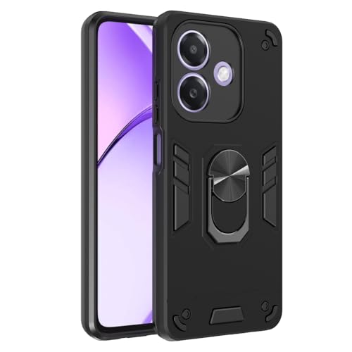 Image of NDCOM for Oppo A3x 5G Back Cover | Oppo A3 5G Back Cover for Oppo A3x5G Cover | Ring Holder Case