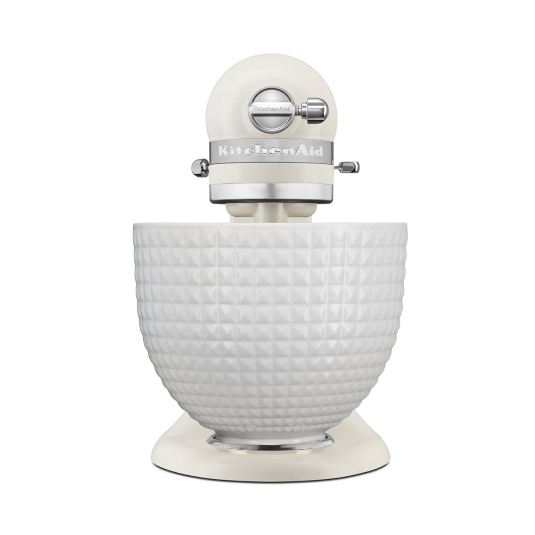 KitchenAid Artisan 5KSM156CXEPL robot kuchenny 4,7 l, obrotowa głowica silnika, ceramiczna miska, napęd bezpośredni, 10 stopni prędkości, mieszadło planetarne, kolor biały