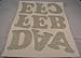 DIY 3-Inch Iron-On Letters in Silver Glitter