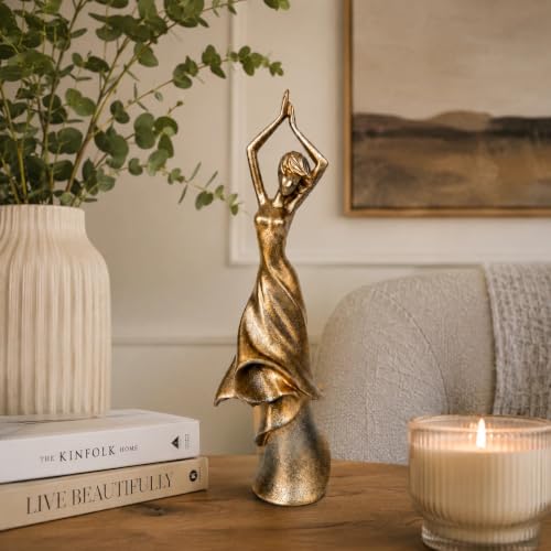 elaris Graceful Dancing Lady Sculpture Showpiece for Home & Offic...