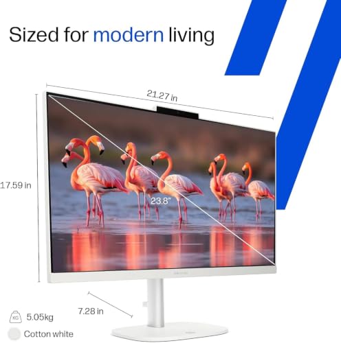 Image of HP 24 inch OmniStudio All-in-One Desktop Computer, 16GB DDR5 RAM, 128GB UFS