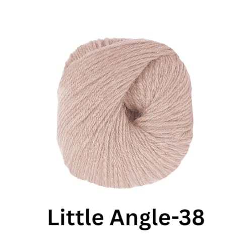 Image of VCR 4 Ply Light Khaki Little Angle Yarn, 25 Grams, 92 Meters Length, 100% Acrylic Soft Baby Knitting Yarn for Crochet, Newborn Sweaters, Soft Baby Socks, Mittens and Leggings, Pack of 1