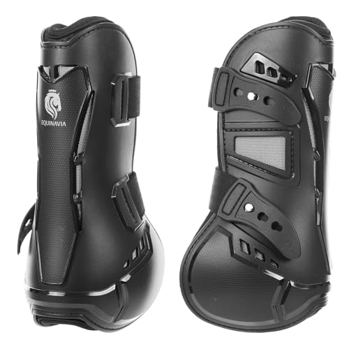 Equinavia Asgardian Open Front Boots - Black - Warmblood