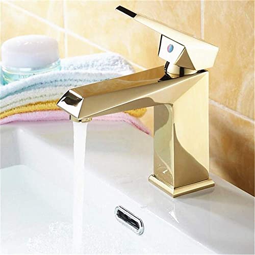 Grifo de cocina monomando dorado para fregaderos modernos 2