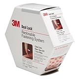 3M Dual Lock SJ3560 Clear Hook & Loop Tape - Mushroom Hook with 250 stems/in Stem Count - 1 in Width - 06463 [PRICE is per PACK]