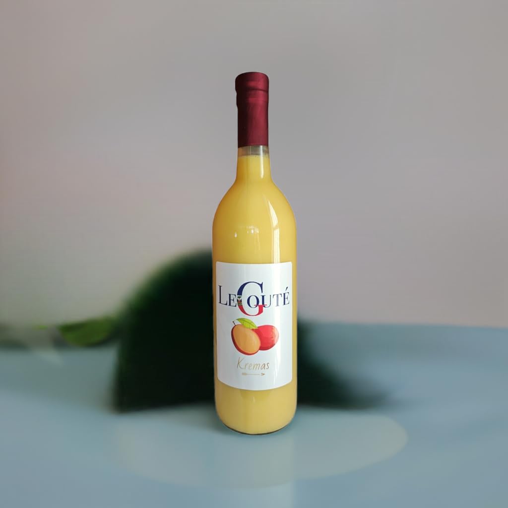 Haitian Mango Cremas Premium Quality, Fruit Drink Concentrate, 750 ml Glass Bottle