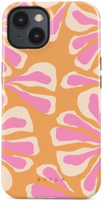 BURGA Unisex Phone Case for iPhone 15 – Dual-Layer Hybrid Design with Shock-Absorbing Silicone & Durable Exterior, Scratch-Resistant Finish and Raised Bezel Edge for Screen Protection & Daily Use