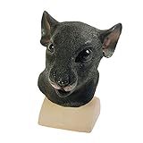 Bristol Novelty BM365 Masque de rat, noir, taille unique Halloween