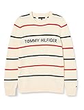 Nicht zutreffend Tommy Hilfiger Jungen Hilfiger Sweater Pullover, Off White Stripe, 92