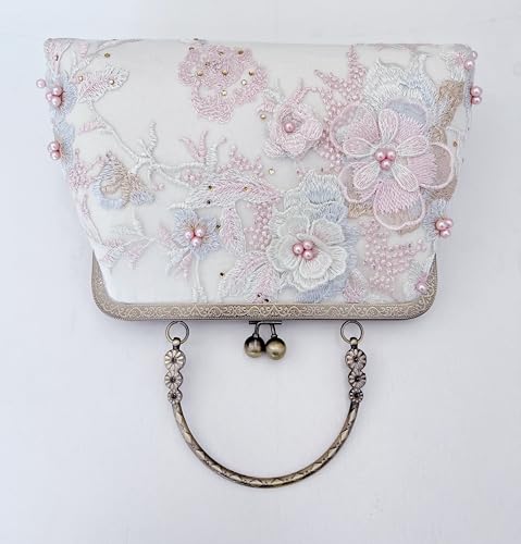 Image of Evening Bag Vintage Purse Kiss Lock Purses and Handbags for Women Formal