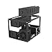 MININGEEK 24+4 HDD Open Air PC Case DIY Test Bench Frame with 3.5 Inch Hard Drive Holders for Crypto Mining, Chia Farming XCH FIL BHD, NAS Storage Case