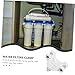Angoily Reverse Osmosis Drain Saddle Valve Clamp Universal Pom Water Filters Clip for Ro