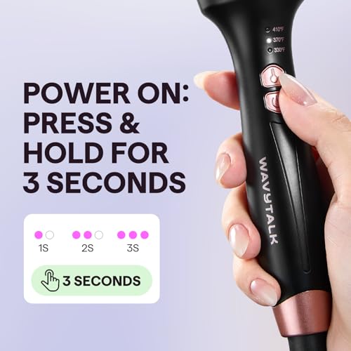 Image of Wavytalk Updated Version Thermal Brush for Blowout Look, Blowout Express 1.5 Inch Ionic Thermal Round Brush Makes Hair Smoother Get Natural Curls, Dual Voltage, Easy to Use (Pack of 2)