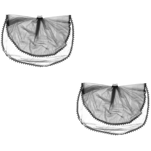 Voile dentelle noir avec peigne Healvian accessoire cheveux mariage Halloween