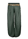 Die Hosenbeine sind elastisch verschärft, keine Sorge, die Hose könnte zu lang sein.