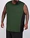 Real Essentials 3 & 5 Pack:Men's Dry Fit Workout Running Tank Top Gym Sleeveless Muscle Athletic Shirt, Big & Tall, 5X Tall, Big & Tall - Set H
