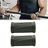 Angled Barbell Grips -Ergonomic Rotating Handles for Weightlifting,Anti-Slip Ergonomic Grips to Reduce Joint Pressure, Enhance Arm Strength,Compatible with Dumbbells, Barbells (1 Pair)