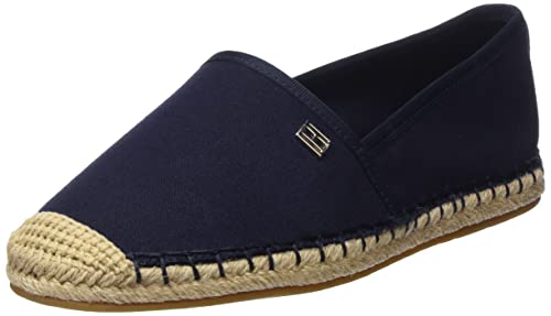 Tommy Hilfiger Damen Espadrilles Essential Stoffschuhe, Blau (Space Blue),...