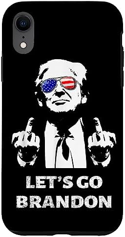 iPhone XR Trump Let's Go Biden Brandon Funny Joe Biden Case