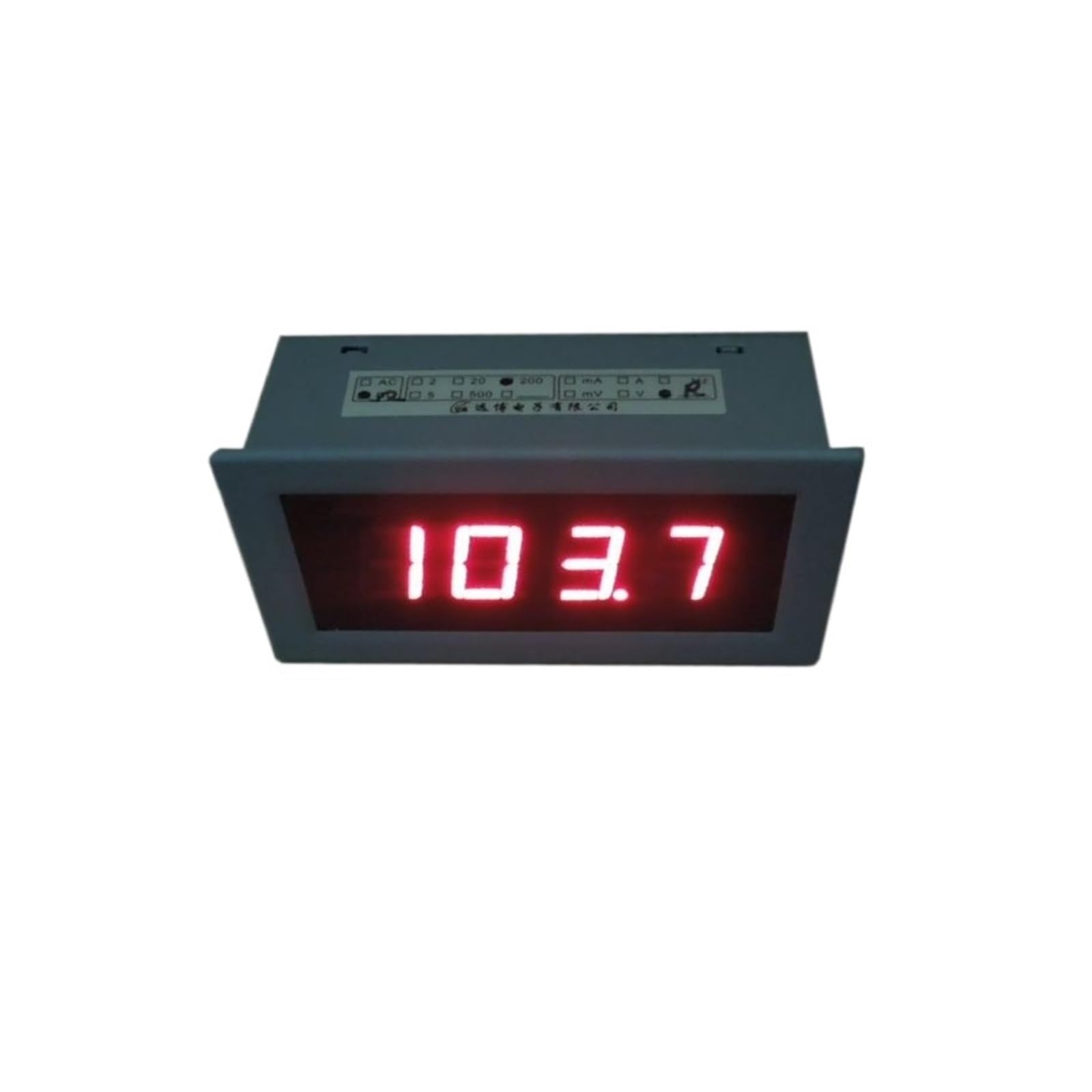 Monitor De Resistencia Con Pantalla LED Roja 5 V CC, Medidor, Comprobador Impedancia, Ohmios, Voltaje Suministro