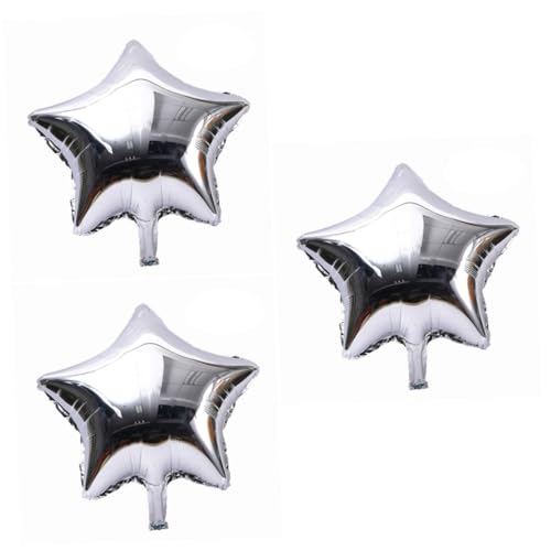 Decoración, Toy Zerodeko 30 Piezas 18 Globo Estrella De Aluminio Globo Estrella De Plata Globo De Helio Estrella Globos Reutilizables Globo De Pentagrama Globos De Cumpleaños...